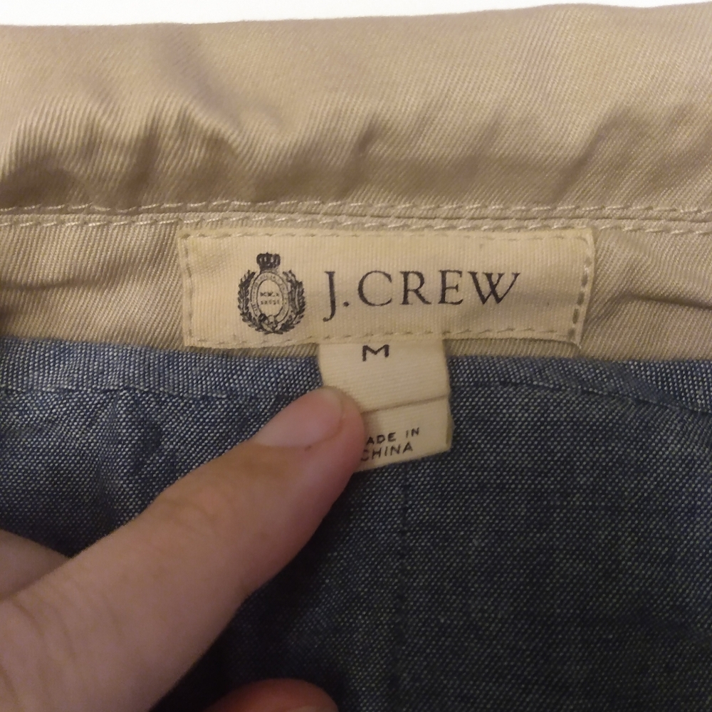 J crew ludlow mens size medium tan khaki blazer - Picture 3 of 5